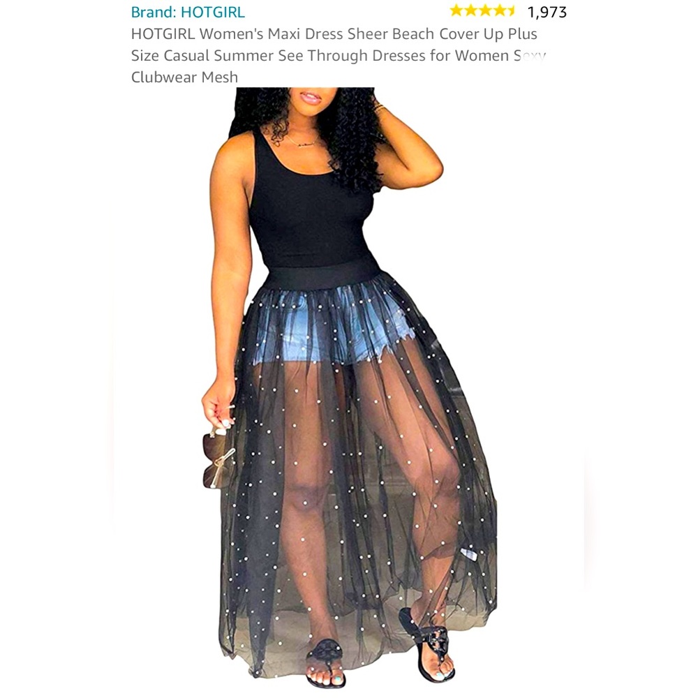 HOTGIRL Pearl Mesh Outerwear